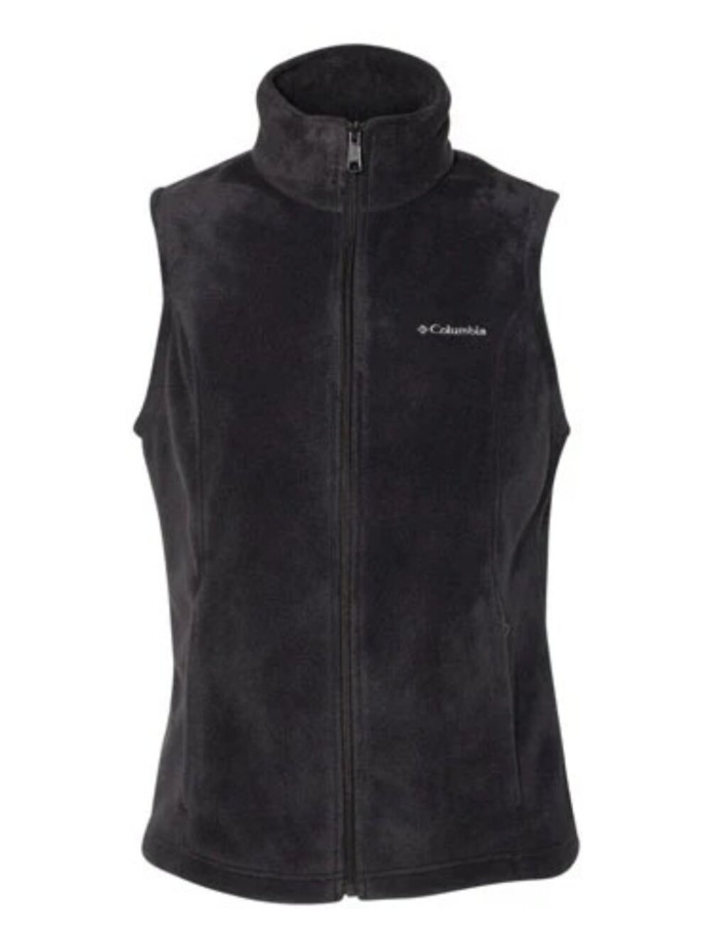NWT, Columbia Women's Benton Springs Fleece Vest, Black, Size Large